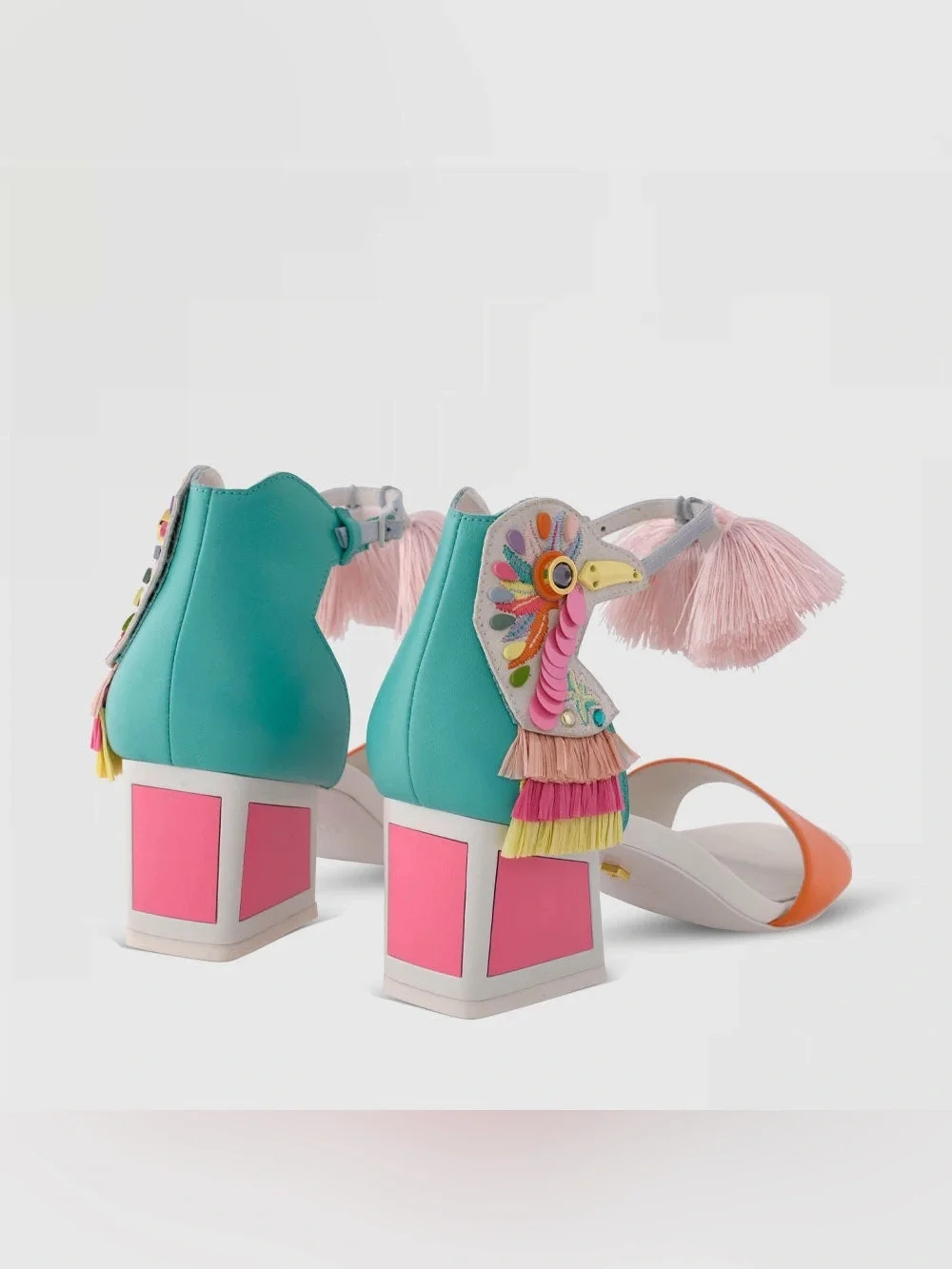 Kat Maconie “Kay” block heel sandals- size 9